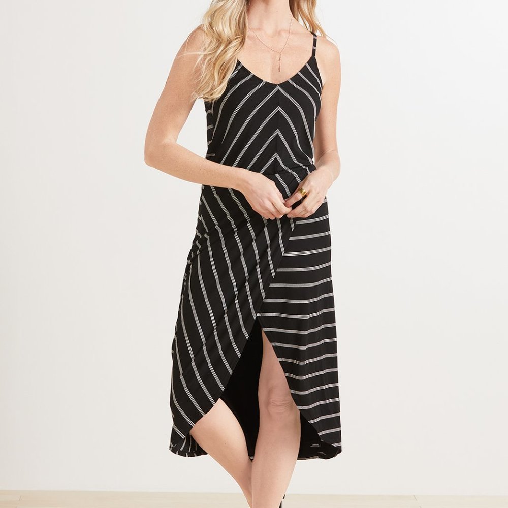 Aidy Stripe V-neck Dress